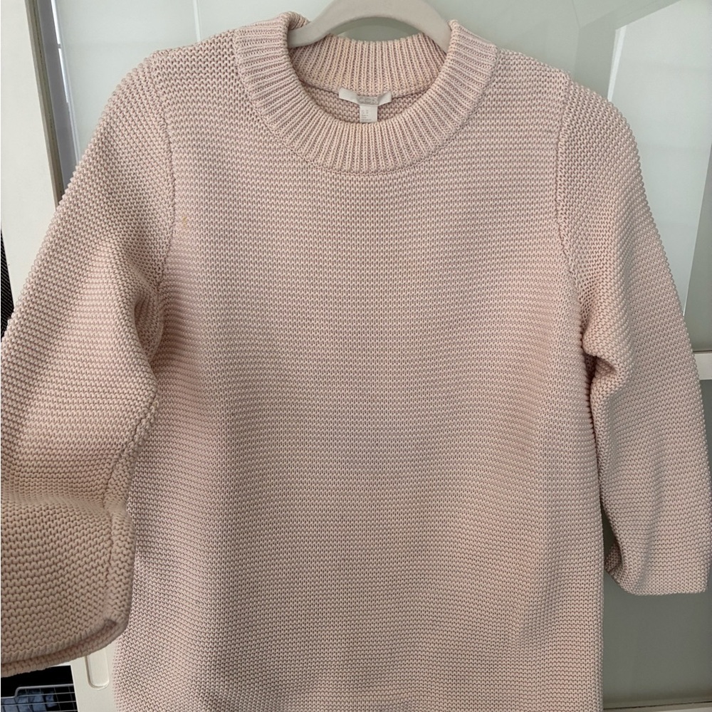 COS 100% cotton cream color sweater Medium